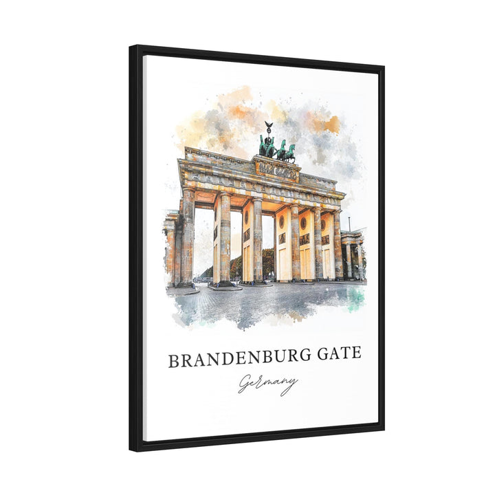 Brandenburg Gate, Germany – Watercolor Art Print