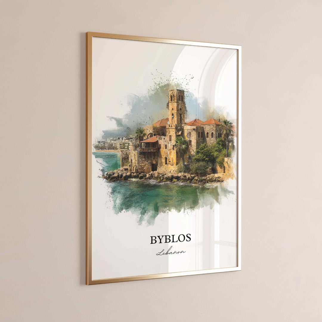 Byblos, Lebanon – Watercolor Art Print