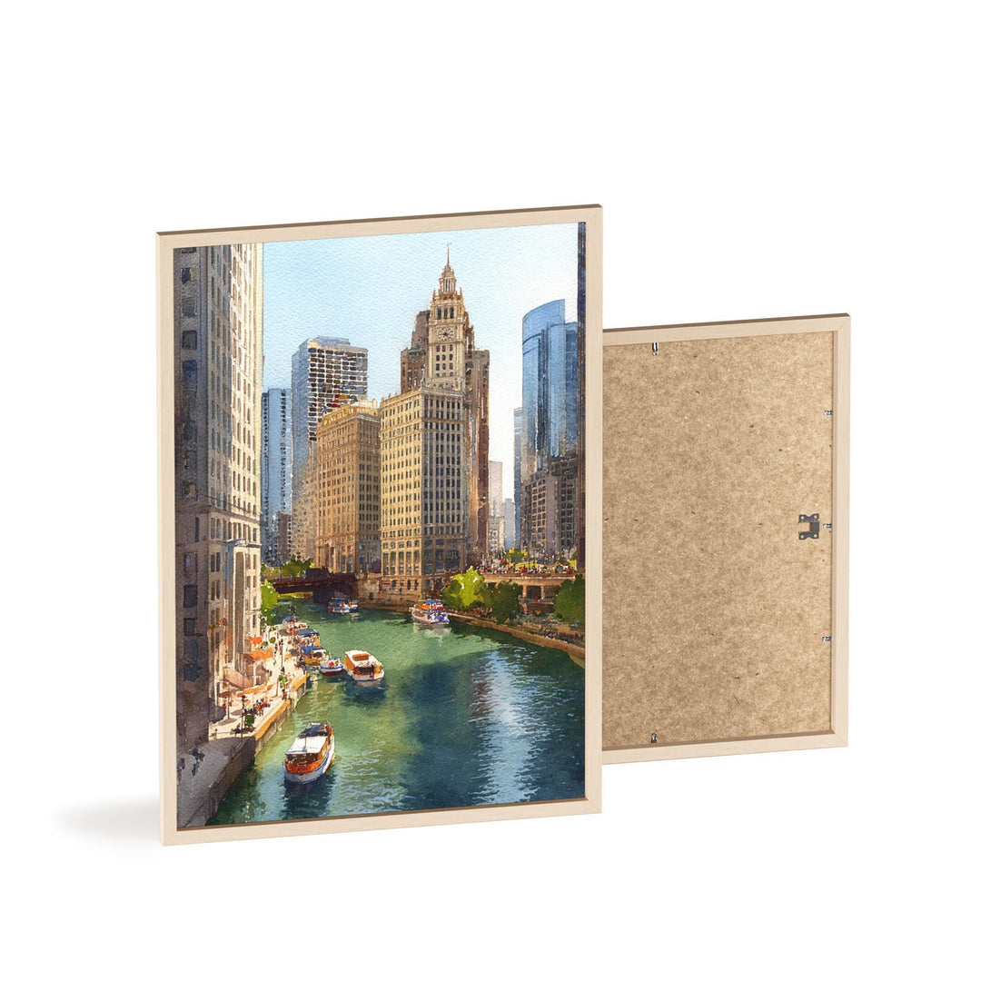 Chicago, USA – Watercolor Art Print