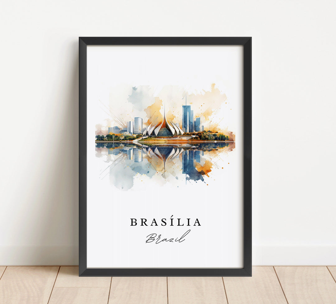 Brasilia Wall Art - Brazil Print