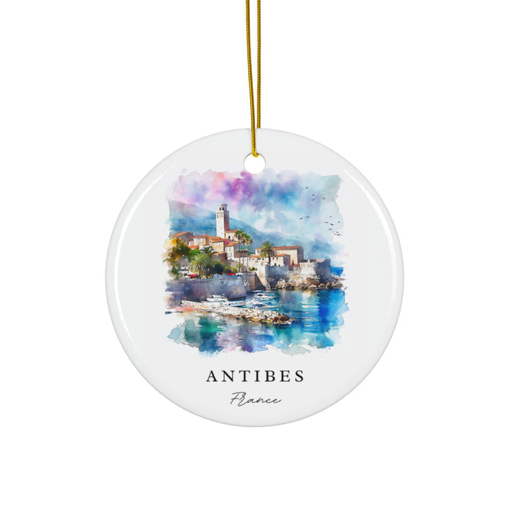Antibes France Ornament: Unique Antibes Souvenir, Antibes France Xmas Decor, and Authentic France Gift