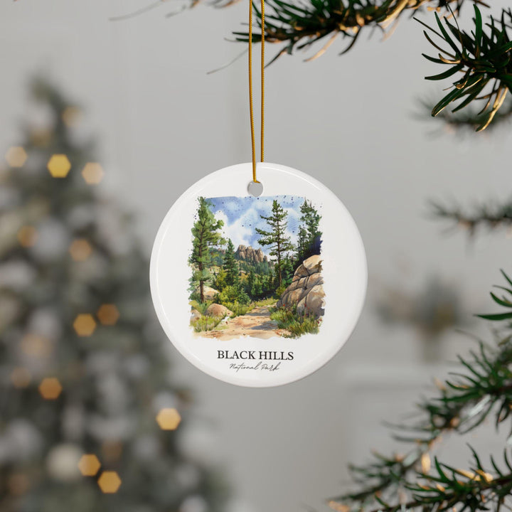 Black Hills Ornament: Unique South Dakota Souvenir, Black Hills Xmas Decor, and Authentic Black Hills National Park Gift