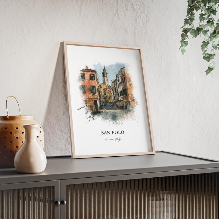 San Polo, Italy – Watercolor Art Print