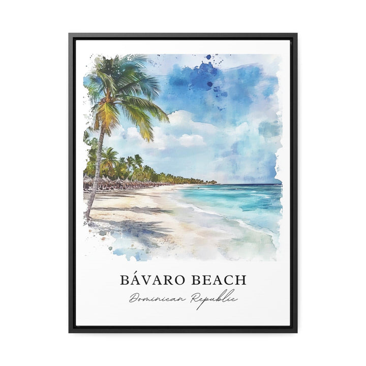 Bavaro Beach Wall Art - Dominican Republic Print