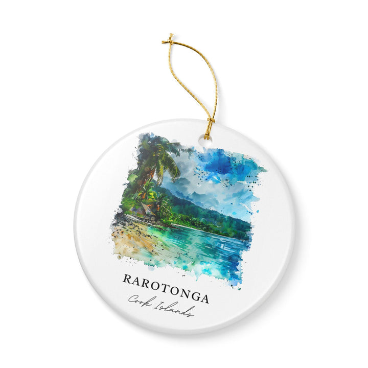 Rarotonga Ornament: Unique Rarotonga Souvenir, Cook Islands Xmas Decor, and Authentic Rarotonga Gift