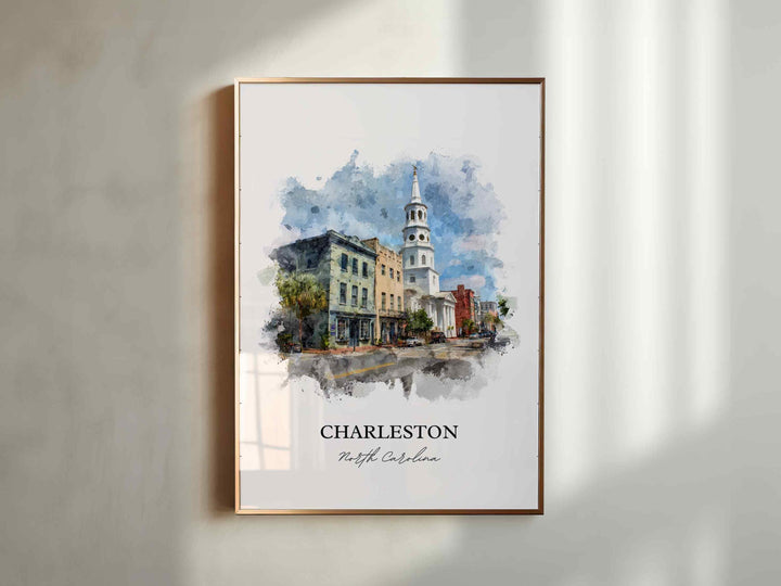 Charleston, South Carolina – Watercolor Art Print
