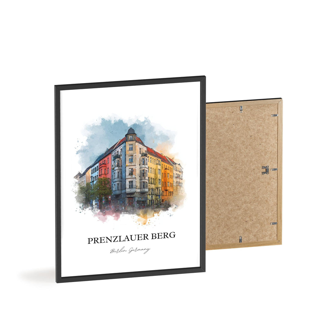 Prenzlauer Berg, Germany – Watercolor Art Print