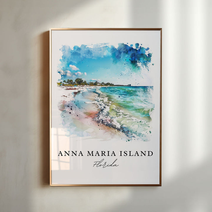 Anna Maria Island Wall Art - Florida Print