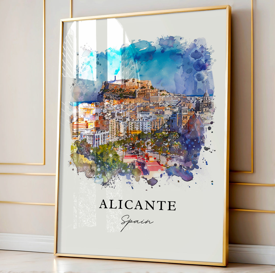 Alicante Wall Art - Spain Print