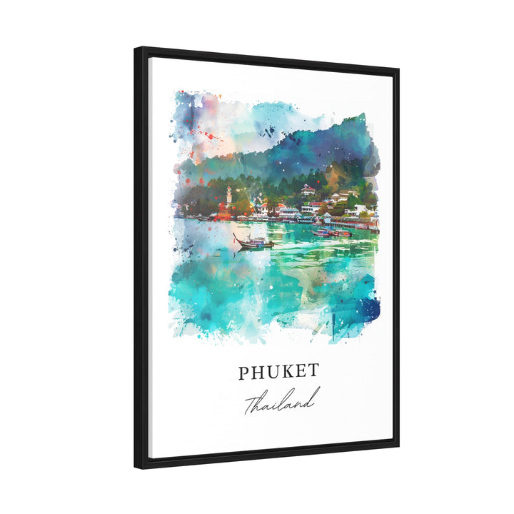 Phuket Thailand Wall Art, Phuket Print, Phuket Watercolor Art, Phuket Thailand Gift,