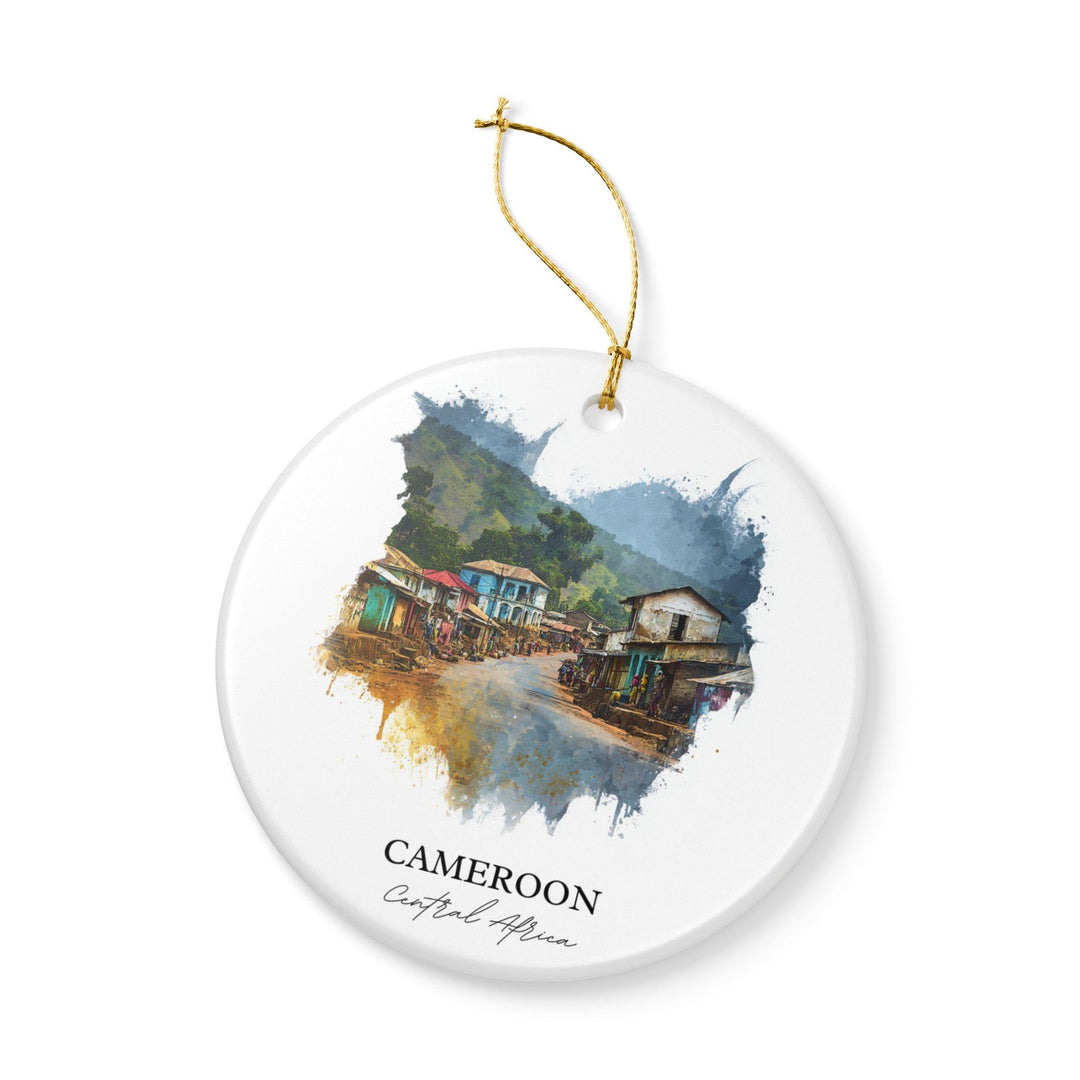 Cameroon Ornament: Unique Cameroon Souvenir, Cameroon Xmas Decor, and Authentic Cameroon Africa Gift