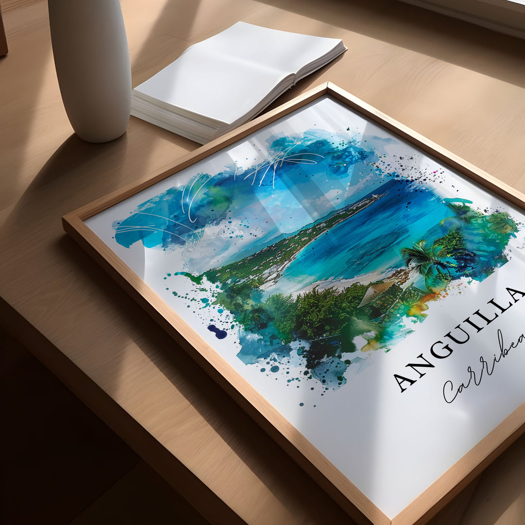 Anguilla Wall Art - The Caribbean Print