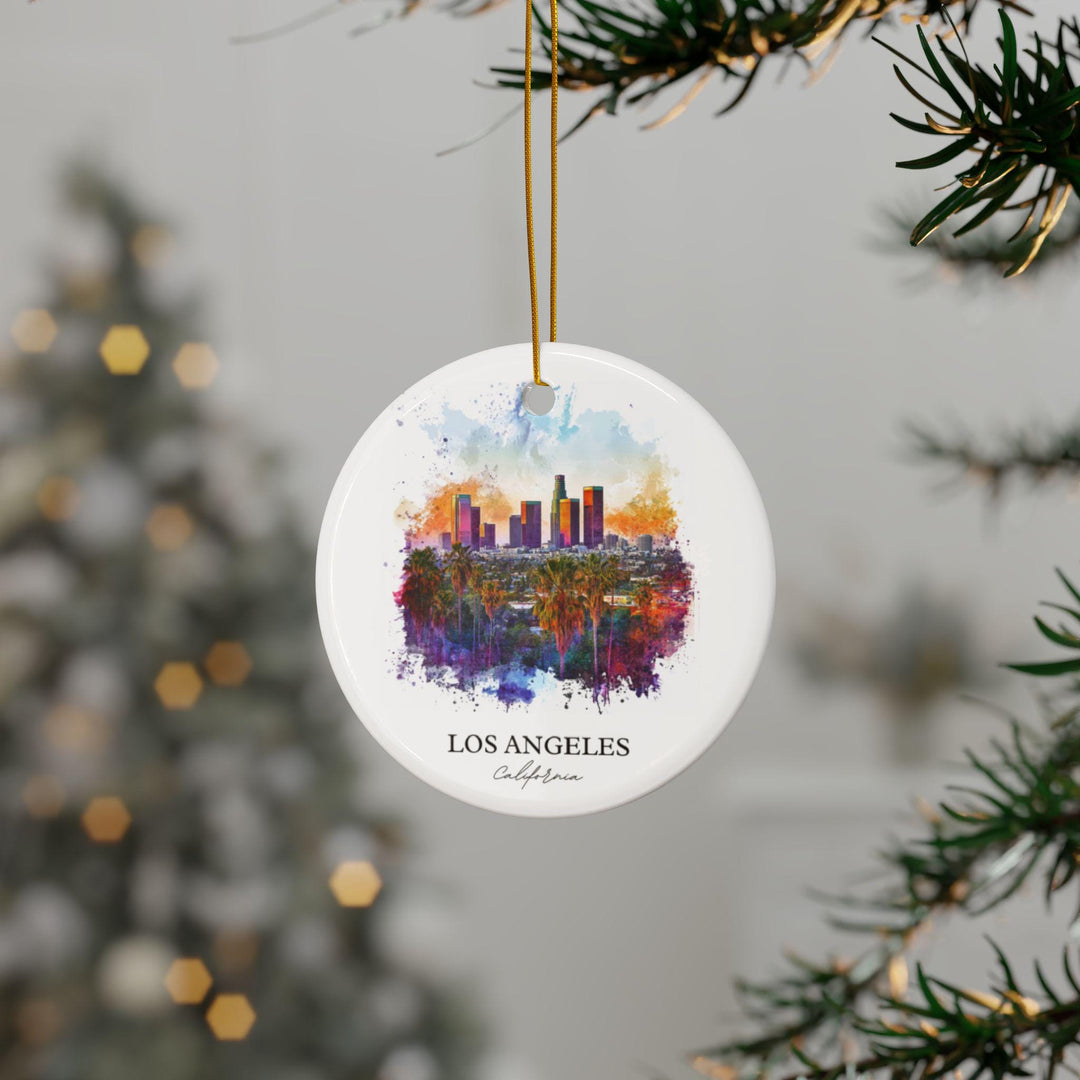 Los Angeles Ornament: Unique LA Souvenir, LA Xmas Decor, and Authentic Los Angeles Gift