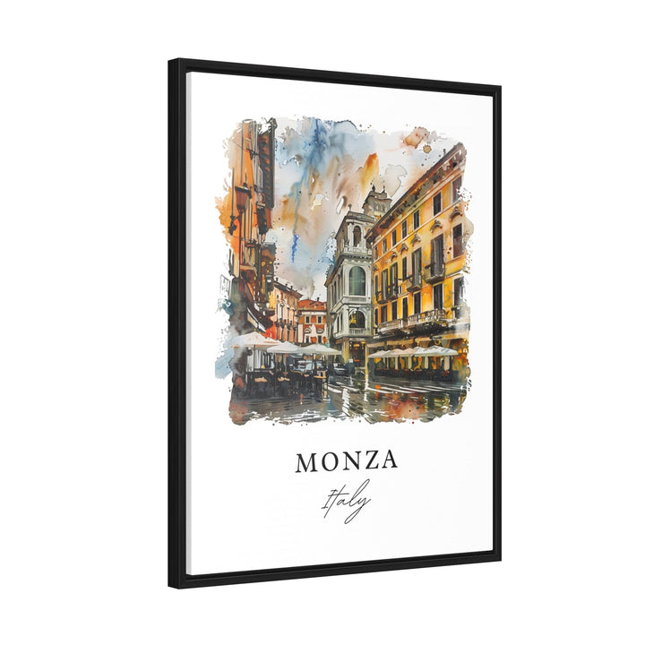 Monza Italy Wall Art, Monza Print, Milan Watercolor Art, Monza Italia Gift,