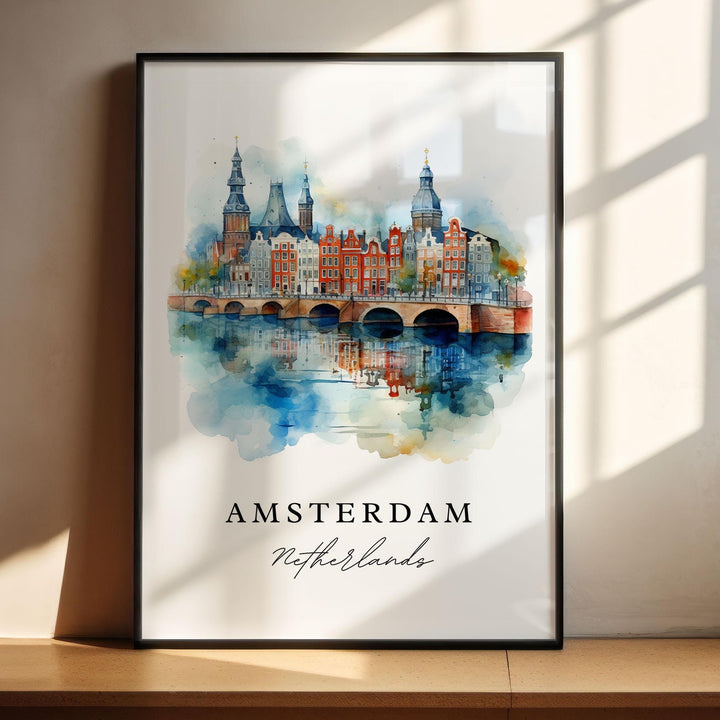 Amsterdam Wall Art - Netherlands Print