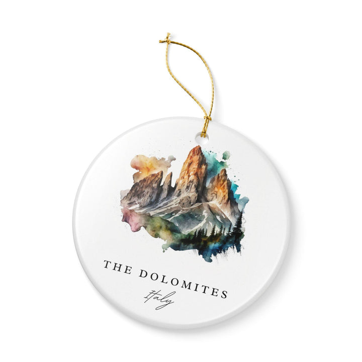 Dolomites Ornament: Unique Dolomites Souvenir, Dolomites Xmas Decor, and Authentic Dolomites Italy Gift