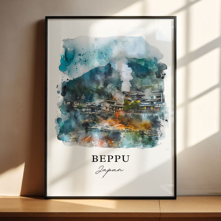 Beppu Wall Art - Kyushu Japan Print