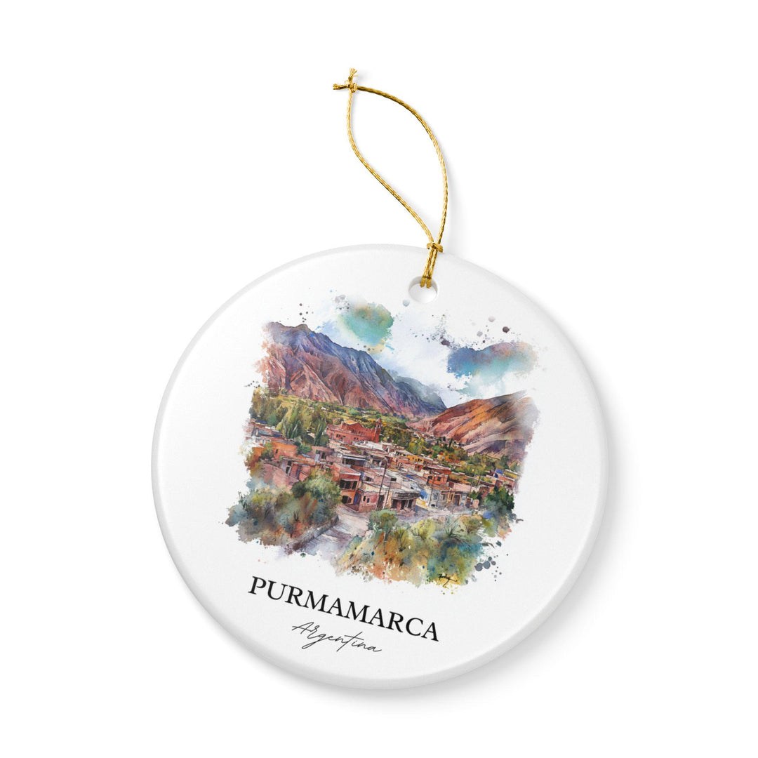 Purmamarca, Argentina Ornament: Unique Purmamarca Souvenir, Purmamarca Xmas Decor, and Authentic Argentina Gift
