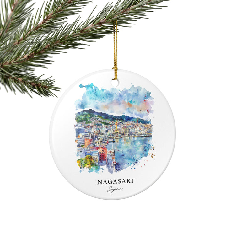 Nagasaki Ornament: Unique Nagasaki Japan Souvenir, Nagasaki Xmas Decor, and Authentic Nagasaki Japan Gift