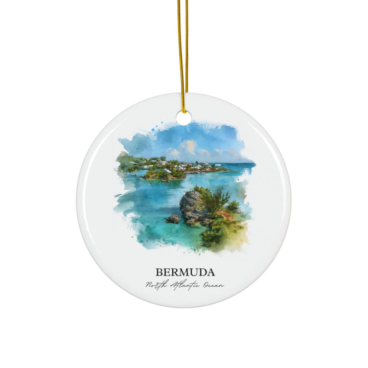Bermuda Ornament: Unique Bermuda Souvenir, Bermuda Xmas Decor, and Authentic Bermuda Island Gift