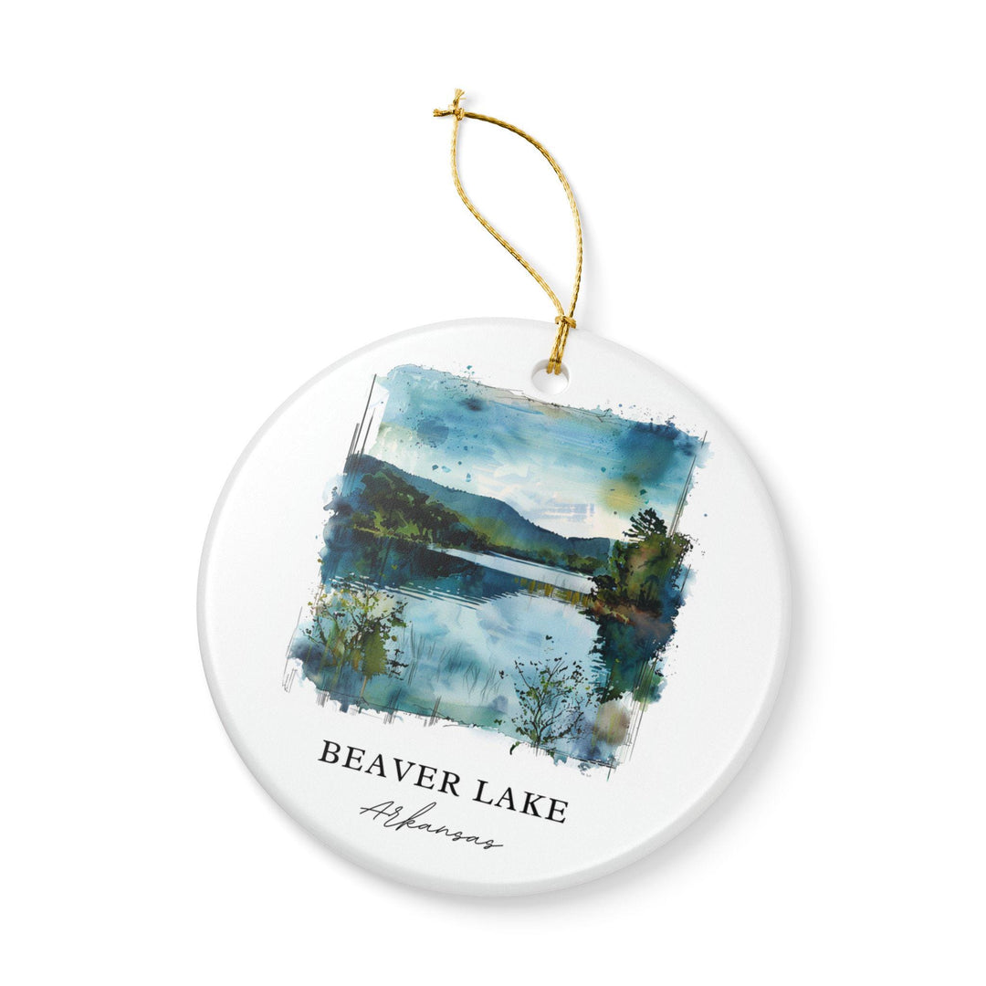 Beaver Lake AR Ornament: Unique Beaver Lake Souvenir, Arkansas Xmas Decor, and Authentic Beaver Lake Arkansas Gift