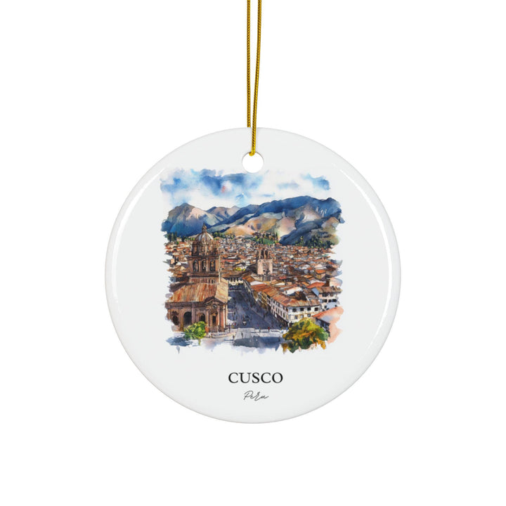 Cusco Peru Ornament: Unique Cusco Souvenir, Cusco Xmas Decor, and Authentic Cusco Peru Gift