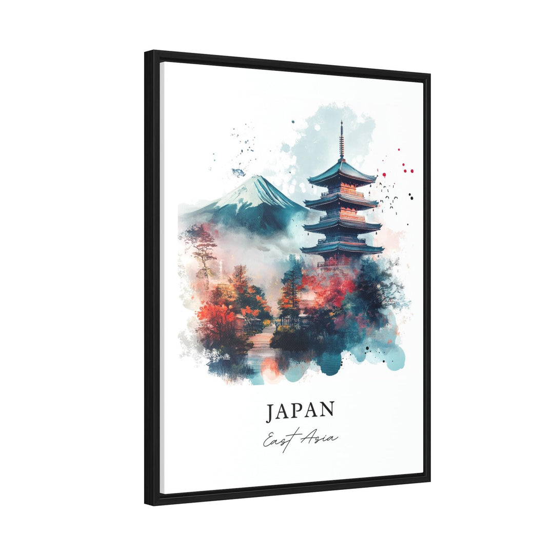 Japan Wall Art, Japan Country Print, Japan Watercolor Art, Japan Scenery Gift, Travel Poster, Housewarming Gift