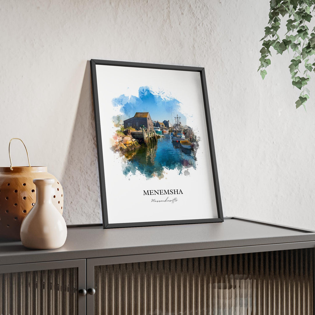 Menemsha, Massachusetts – Watercolor Art Print