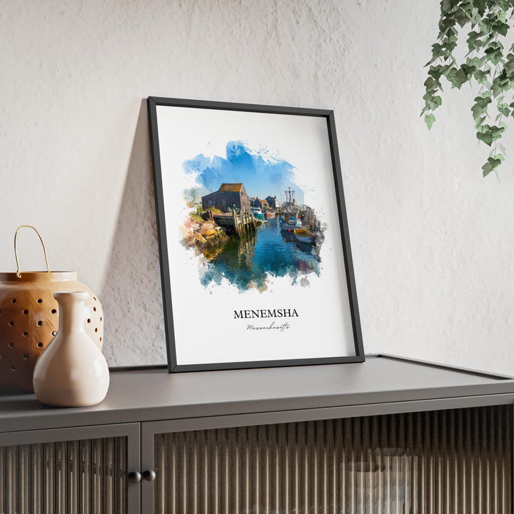 Menemsha, Massachusetts – Watercolor Art Print