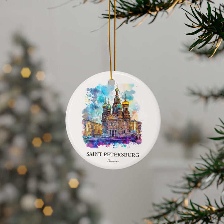 Saint Petersburg Russia Ornament: Unique St Petersburg Souvenir, Russia Xmas Decor, and Authentic St Petersburg Gift