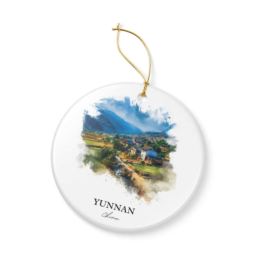Yunnan China Ornament: Unique Yunnan Souvenir, Yunnan China Xmas Decor, and Authentic Yunnan China Gift