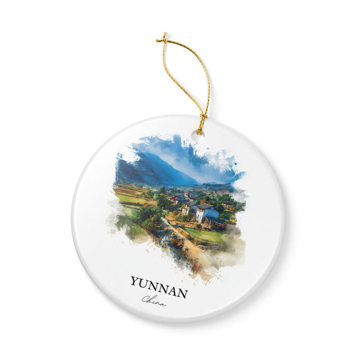 Yunnan China Ornament: Unique Yunnan Souvenir, Yunnan China Xmas Decor, and Authentic Yunnan China Gift