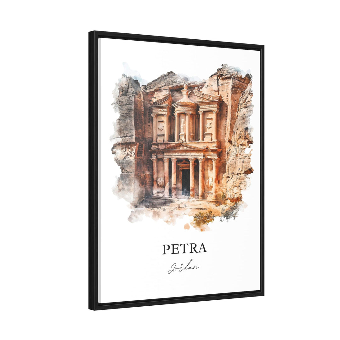 Petra, Jordan – Watercolor Art Print