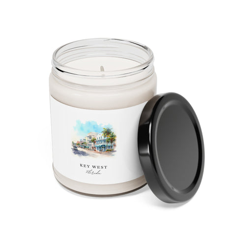 Key West Florida Scented Soy Candle, 9oz - Several unique scent options, Perfect Gift