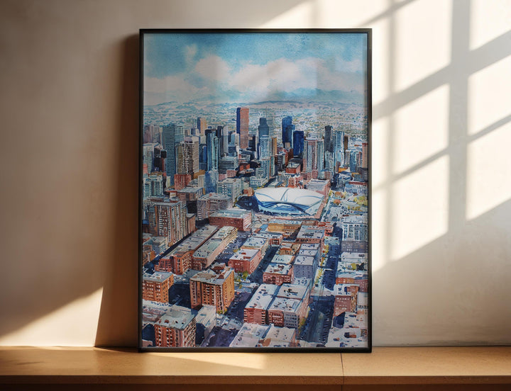 Denver, USA – Watercolor Art Print