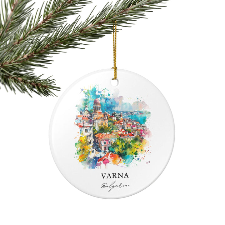 Varna Bulgaria Ornament: Unique Varna Souvenir, Varna Xmas Decor, and Authentic Varna Bulgaria Gift