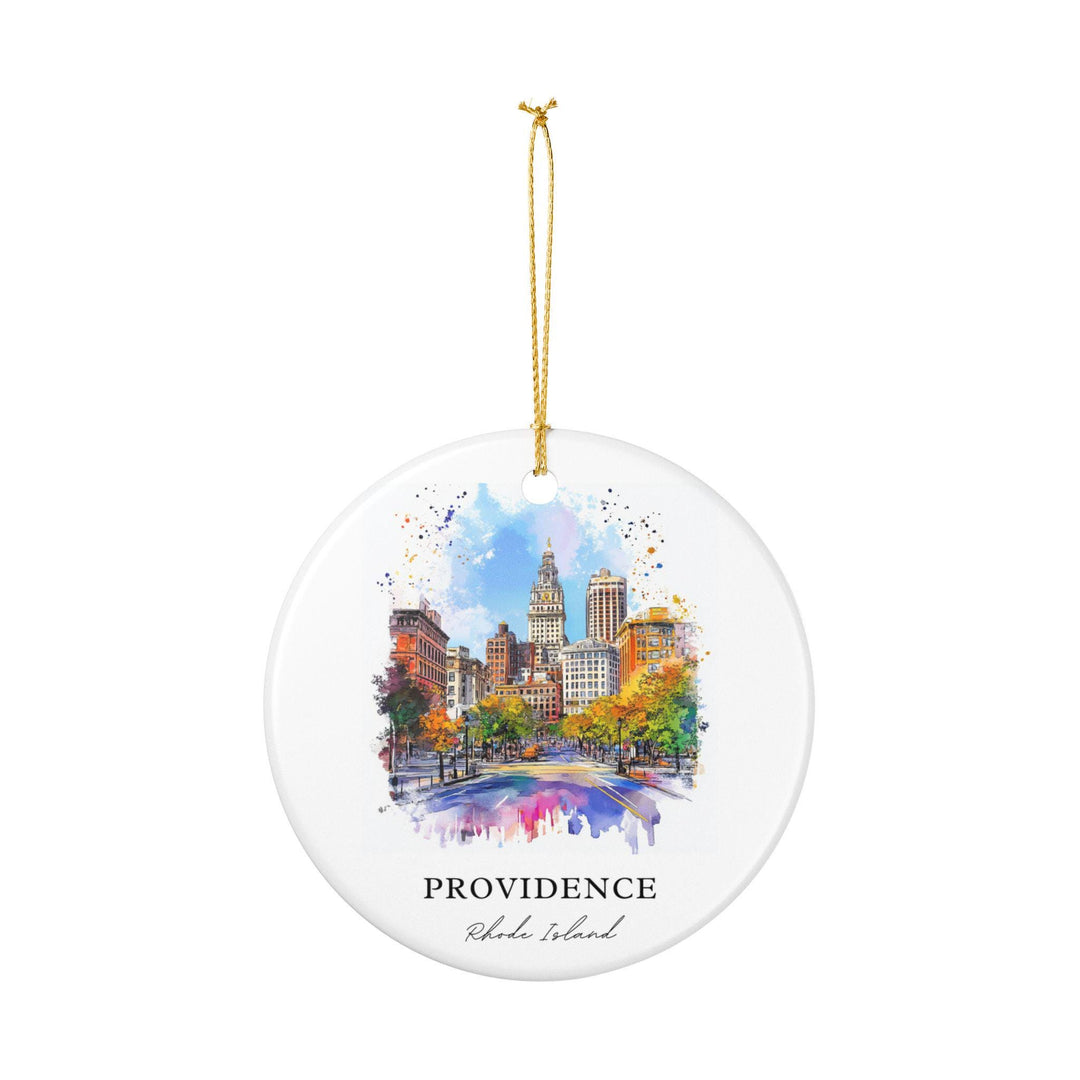 Providence RI Ornament: Unique Providence Souvenir, Providence Xmas Decor, and Authentic Rhode Island Gift