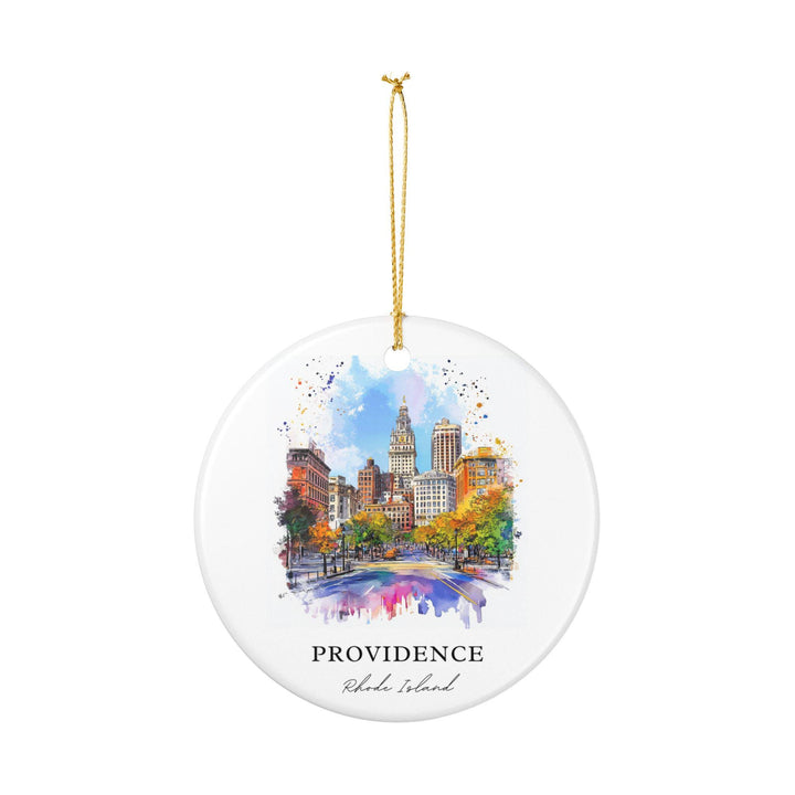 Providence RI Ornament: Unique Providence Souvenir, Providence Xmas Decor, and Authentic Rhode Island Gift