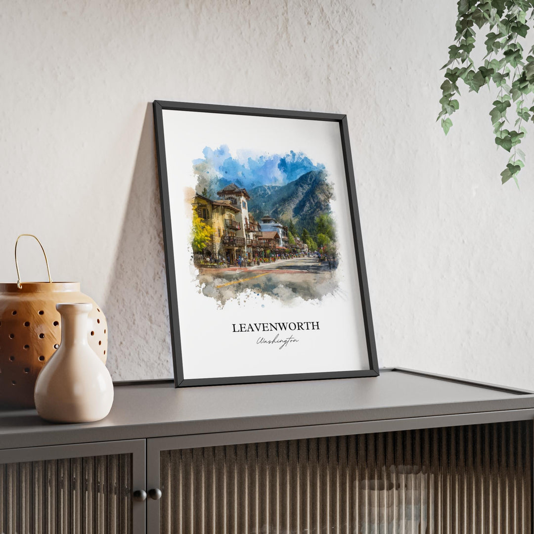 Leavenworth, Washington – Watercolor Art Print