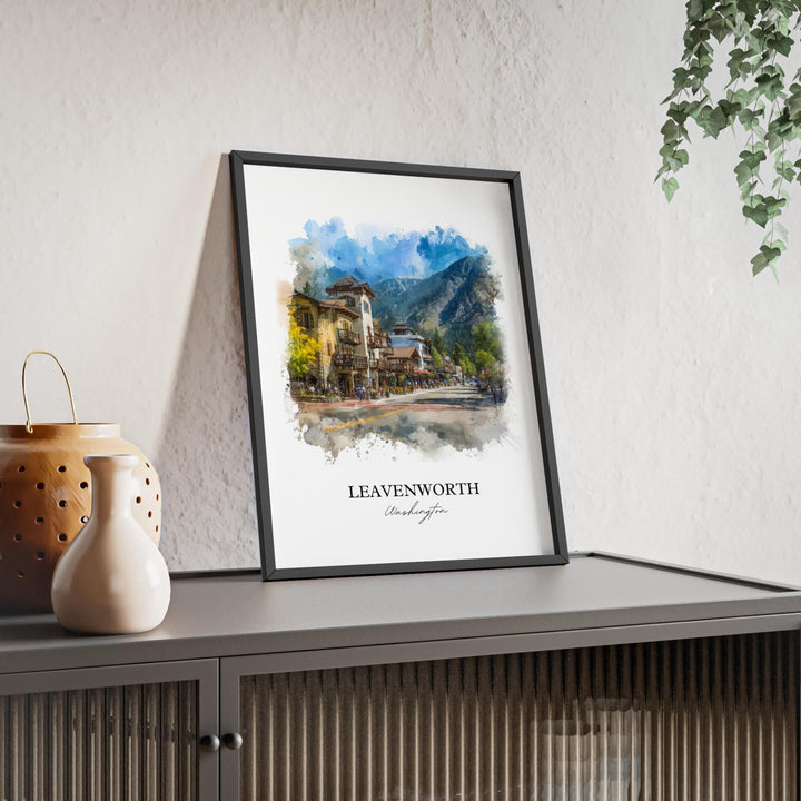 Leavenworth, Washington – Watercolor Art Print