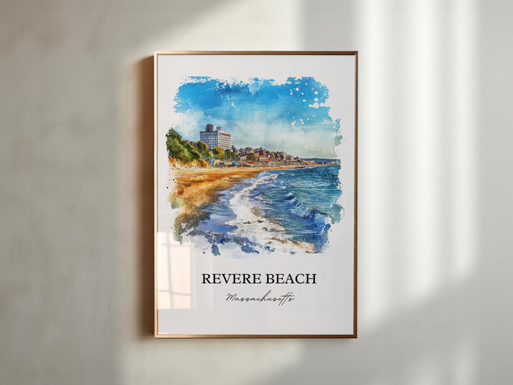 Revere Beach Wall Art - Massachusetts Print