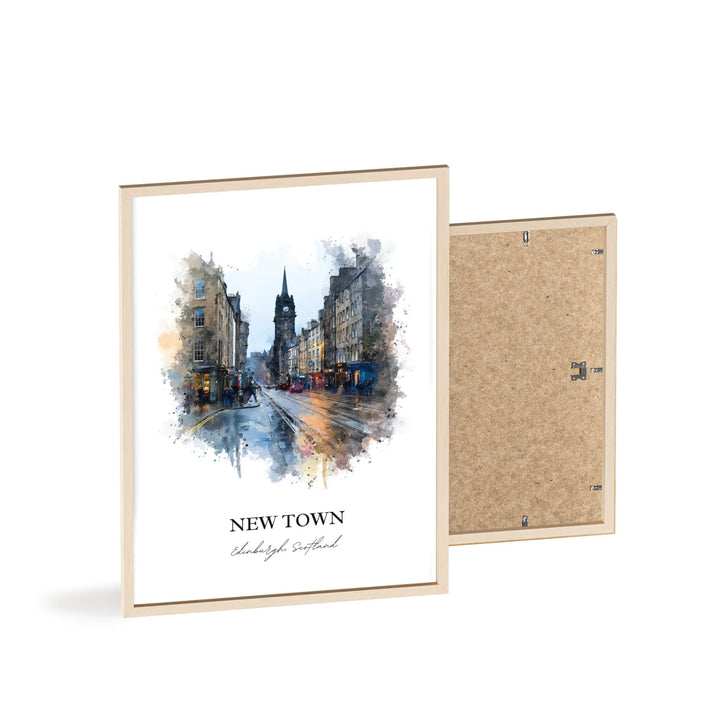 Edinburgh, Scotland – Watercolor Art Print