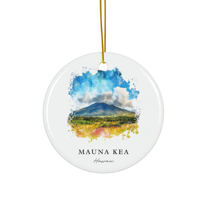 Mauna Kea Hawaii Ornament: Unique Mauna Kea Souvenir, Mauna Kea Decor, and Authentic Mauna Kea HI Gift
