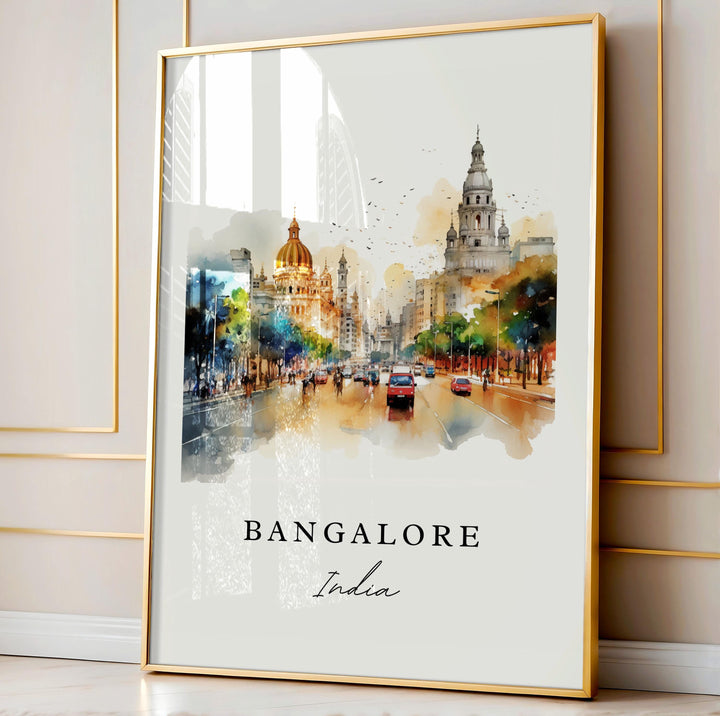 Bangalore Wall Art - Karnatak India Print