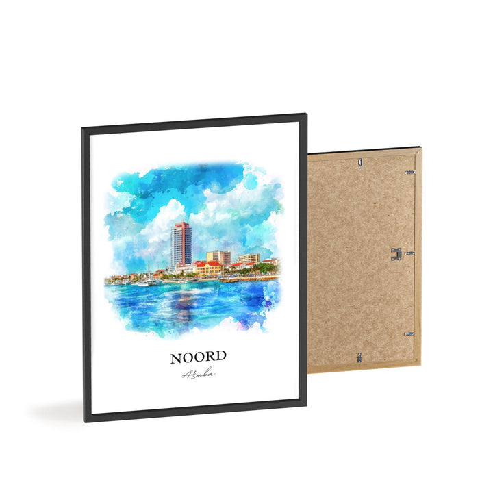 Noord, Aruba – Watercolor Art Print