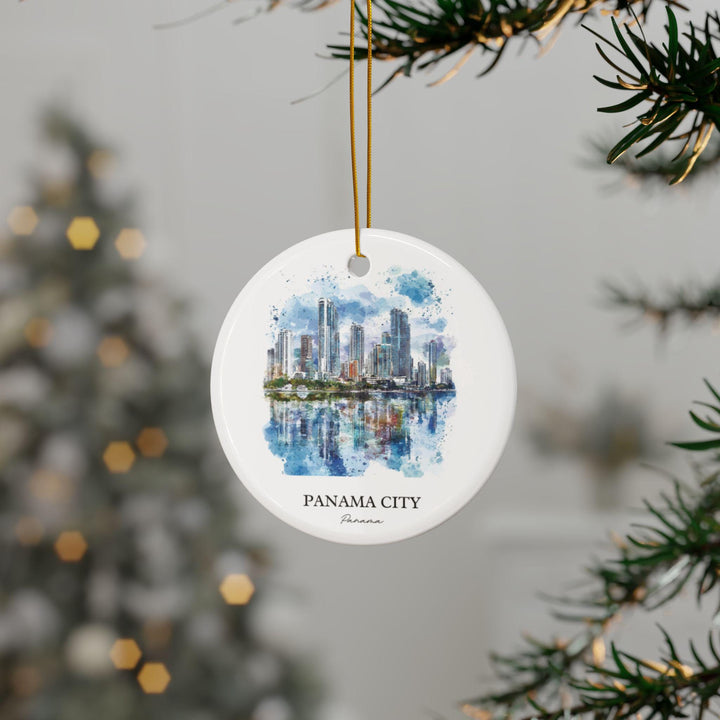 Panama City Ornament: Unique Panama Souvenir, Panama City Xmas Decor, and Authentic Panama Gift