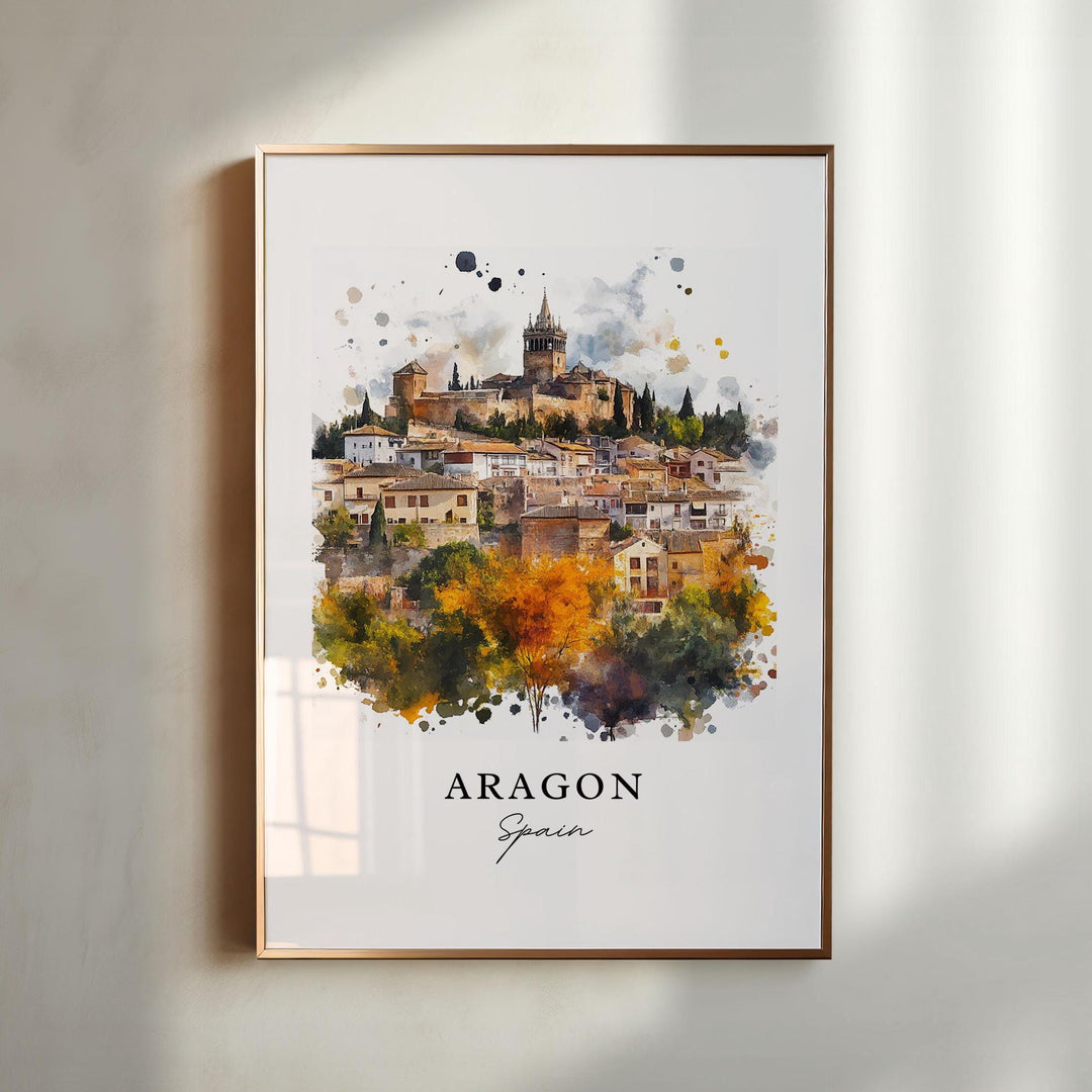 Aragon Wall Art - Spain Print