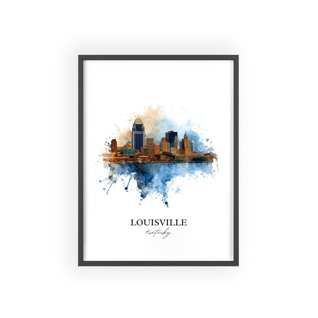 Louisville, Kentucky – Watercolor Art Print