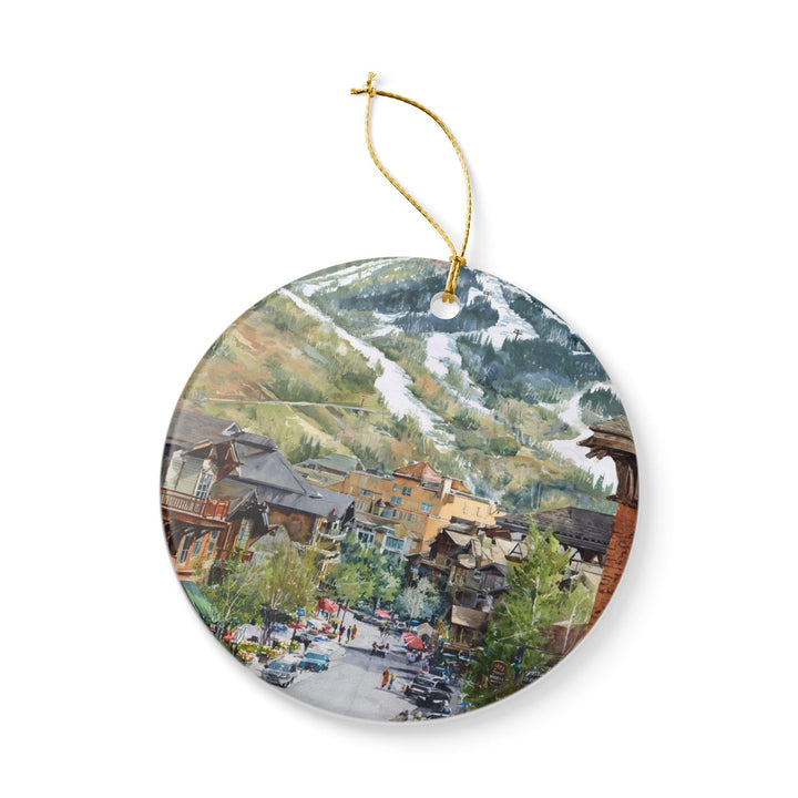 Park City UT Ornament: Unique Park City Souvenir, Park City Xmas Decor, and Authentic Park City Utah Gift