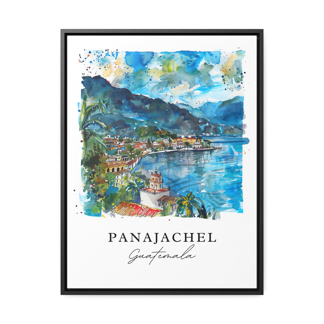 Panajchel Art Print, Panajchel Print, Guatemala Wall Art, Panajchel Gift, Travel Print, Travel Poster, Travel Gift, Housewarming Gift